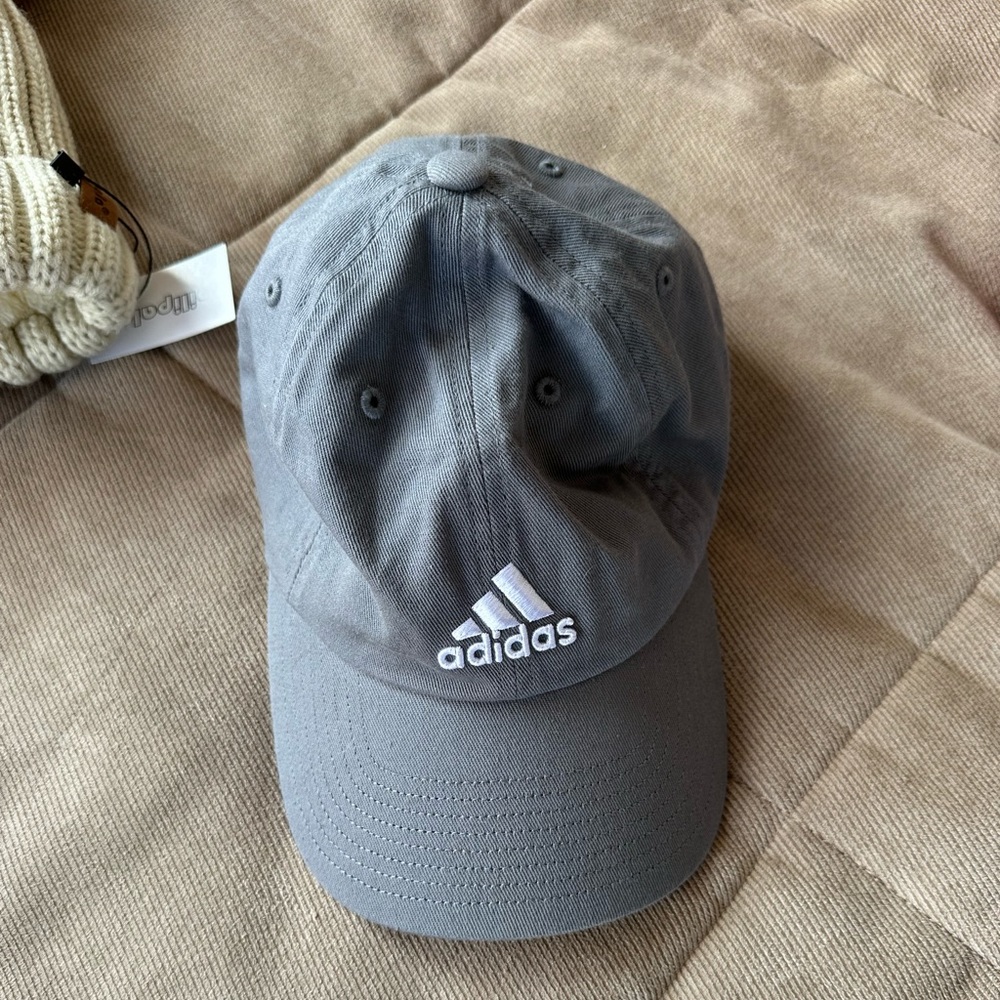 Grey adidas hat